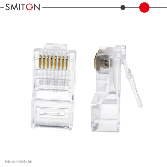 이더넷 RJ45 커넥터 Cat5 Cat5e CAT6 CAT6A RJ45 네트워크 케이블 커넥터 RJ45 모듈러 플러그 커넥터 인터넷 케이블 커넥터